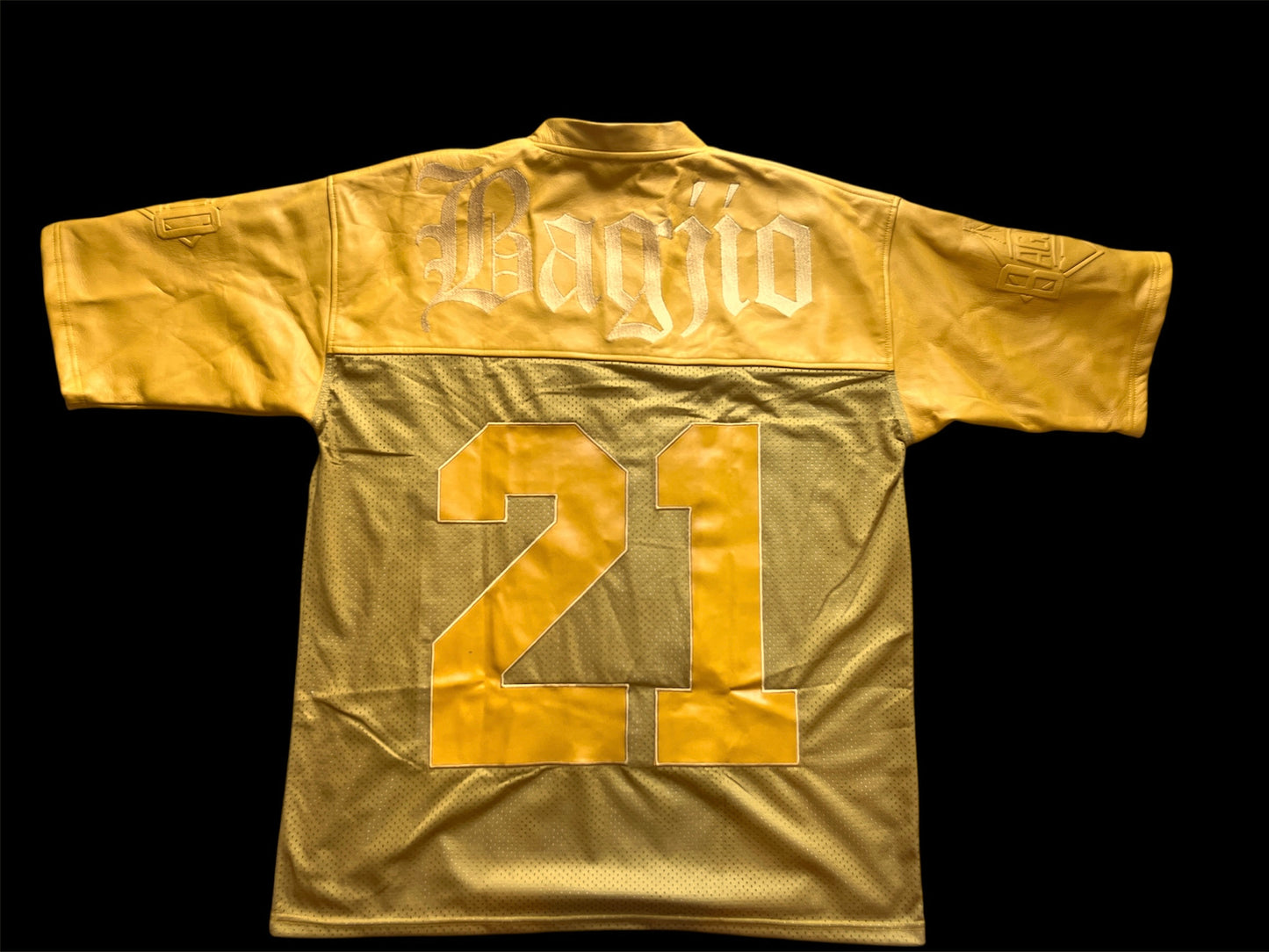 MUSTARD LEATHER BGA JERSEY